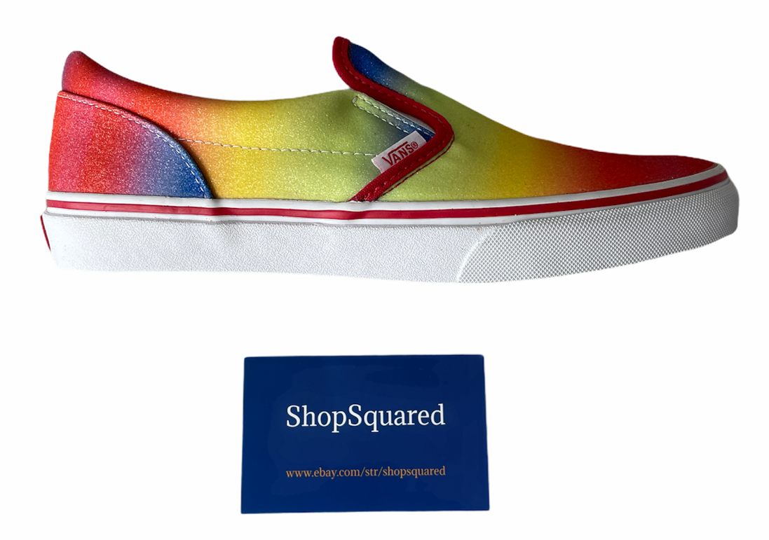 vans glitter rainbow